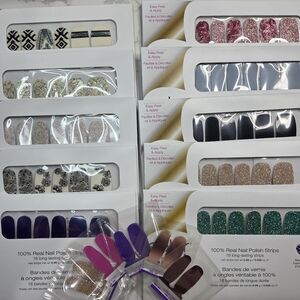 Grab Bag #23 - Color Street Press-On Nails - Black, Gold, Purple, Pink, Green